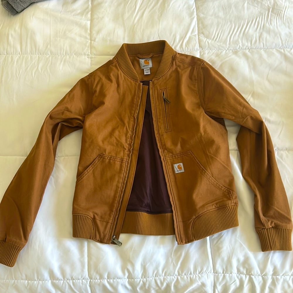 Tan/Beige Carhartt Utility Bomber